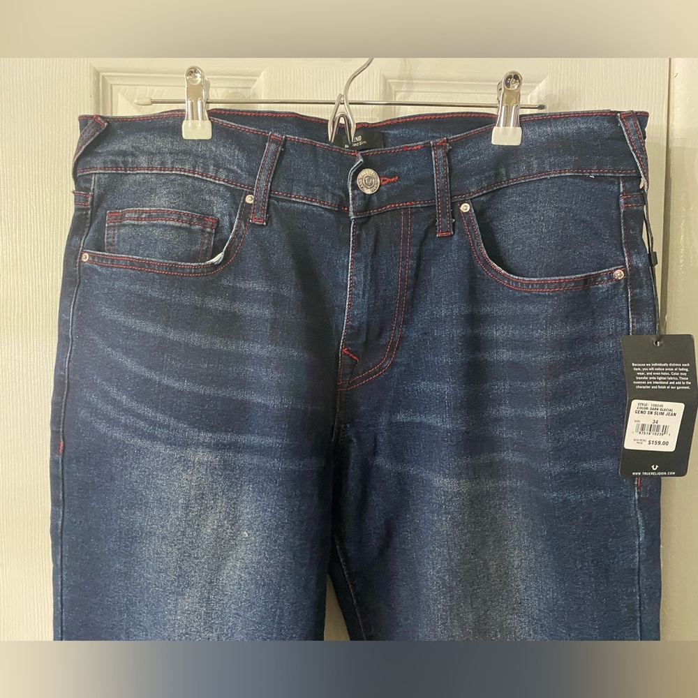 True Religion Geno SN Slim Jeans 34x32 - Picture 11 of 13